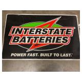 Interstate batteries metal 48'x30' sign
