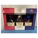 Makers Mark 4th of July 3 bottle set 375ml bottles