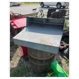 Metal shelf