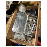 Assorted wrenches and ratchet bits