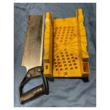 Stanley miter box and saw
