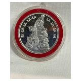 2004 Holiday 1ounce silver round