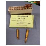 Sellier&Bellot 8x57 JS 6rds 14 brass casings