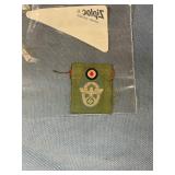 WWII German police M43 field cap insignia
