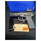 Bersa SA TPR9 Pistol 9mm Red Dot Sight Has case