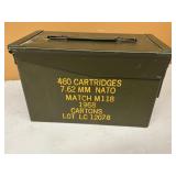 Metal ammunition box