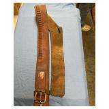 Handmade Leather ammunition belt