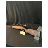 Mossberg 146B rifle 22 Beeman scope