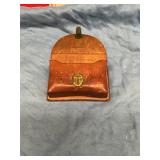 Empty leather ammo pouch
