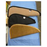 3 soft side pistol cases