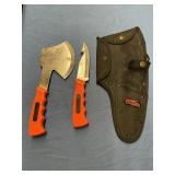 Rite Edge knife/hatchet in case