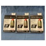 Powerbelt bullets .50 caliber aerolite 45 bullets