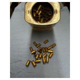 45 auto brass casings in 2lb container