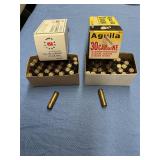 30 carbine brass casings 100 count