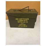 Metal ammunition box