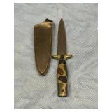 Valor double-sided, fixed blade knife