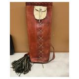 Leather arrow holder