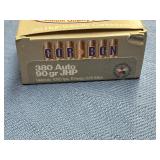 Corbin 380 Auto 90gr JHP20 rds