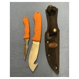 Rite Edge hunting knives with sheath