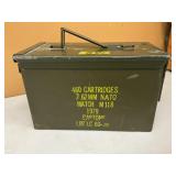 Metal ammunition box