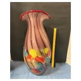 Murano Art Glass Vase 16ï¿½ T