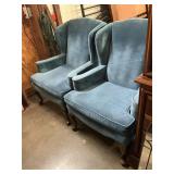 Two matching accent chairs