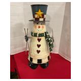Metal Snowman Figure 24ï¿½ tall
