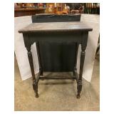 Side table wood 18ï¿½L x 12ï¿½W x 25ï¿½ T