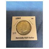 1964 Silver Kennedy Half Dollar (BU)
