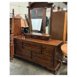 Dresser with mirror 65 inches wide 80 inches tall