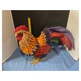 Handmade Rooster Figurine made from cloth