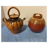 Pottery tea pot/oil burner