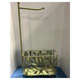 Toilet paper/magazine rack