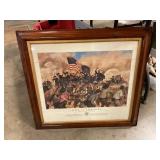 First at Vicksburg framed print 27ï¿½ x 25ï¿½