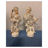 Porcelain statues of George & Martha Washington