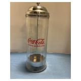 Coca-Cola glass straw holder