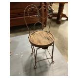 Small metal chair