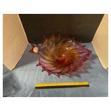 Murano Art glass centerpiece bowl
