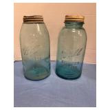 2 Ball half gallon mason jars #7 & #12