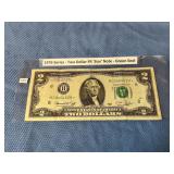 1976 Two Dollar FR  ï¿½Starï¿½ Note Green Seal