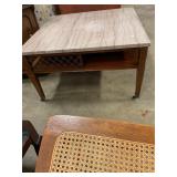 Vintage marble top coffee table 32ï¿½x32ï¿½