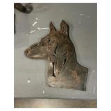 Metal Doberman cutout