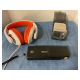 Kodak camera/blood pressure cuff/headphones