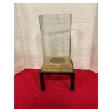 Glass hurricane candle holder 14ï¿½ tall