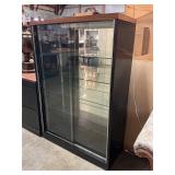 Display case with light