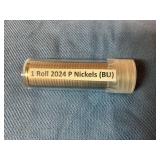 One Roll 2024 Nickels (BU)
