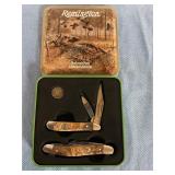 Remington Bob Whites Limited edition knives in tin