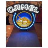 Camel Neon Sign on legs  21ï¿½x 23ï¿½