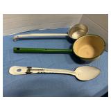 Vintage dippers and spoon