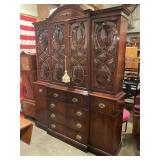 Saginaw mahogany secretary cabinet